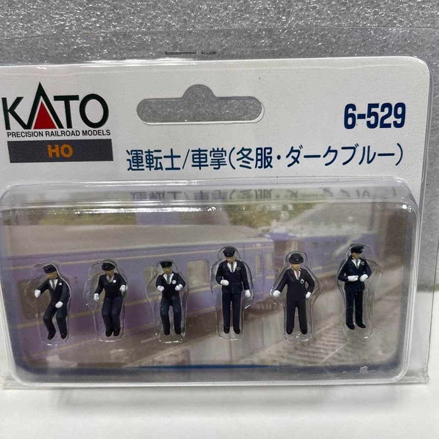 HOゲージ 鉄道模型 運転士フィギュア付き