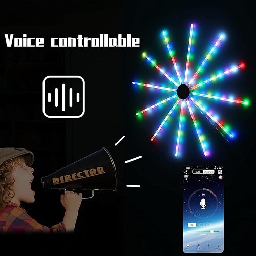 Miniatura 8 de Luz nocturna para decoración de pared, luces de Navidad personalizables con aplicación, luz LED inteligente, decoración de pared, bonito letrero de