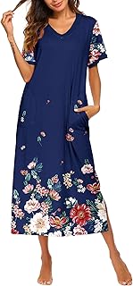 Women's Full Length Short Sleeve Nightgown - Buy now