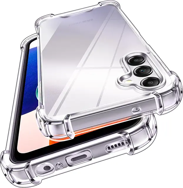 Coque Samsung A14 Anti-Jaunissement Transparente - Protection Militaire Antichoc