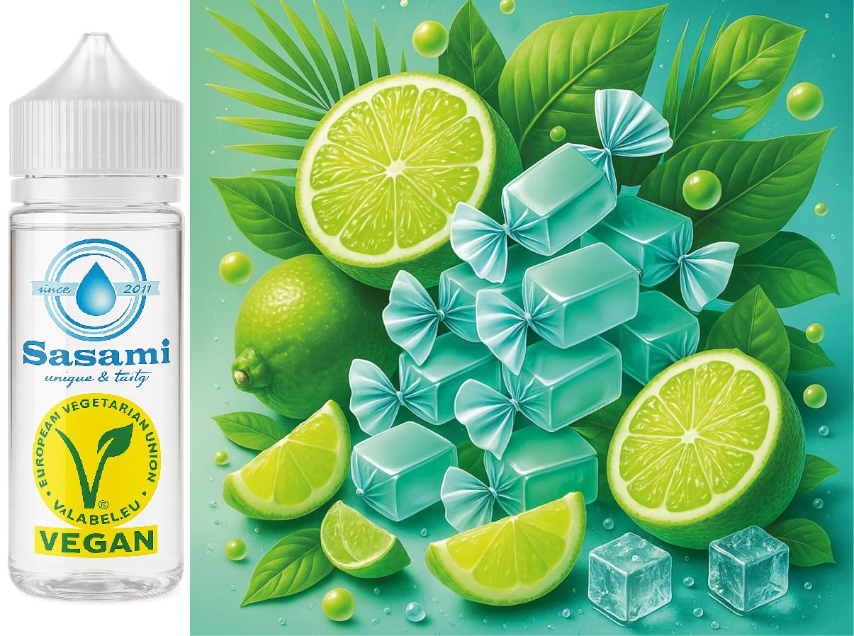 Arôme menthe citron vert Sasami 100ml pour e-liquide pas cher - 8