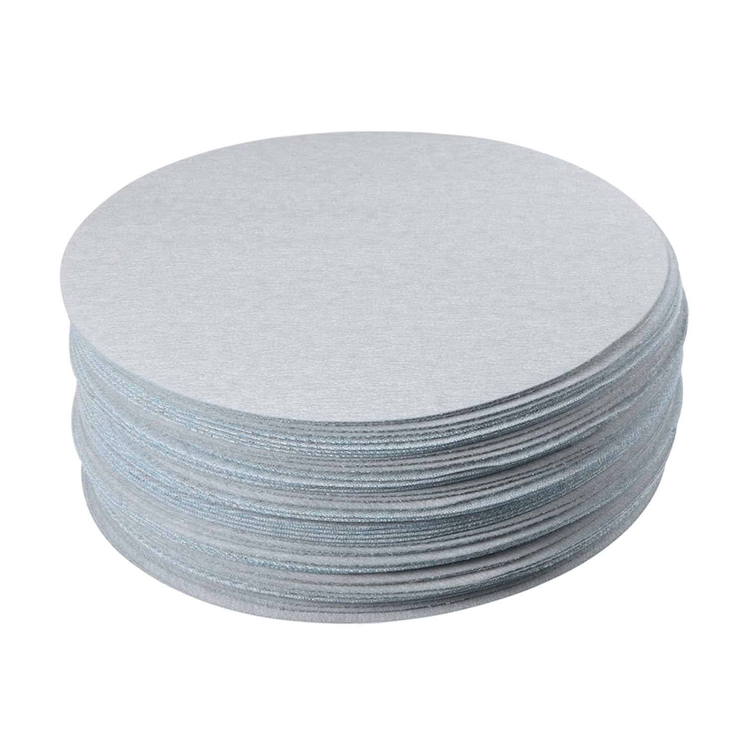 50 Pcs Sanding Discs Hook and Loop Backing - [6 Inch x 600 Grits] Aluminum Oxide White Sandpapers for Orbital Sander Round Sanding Papers