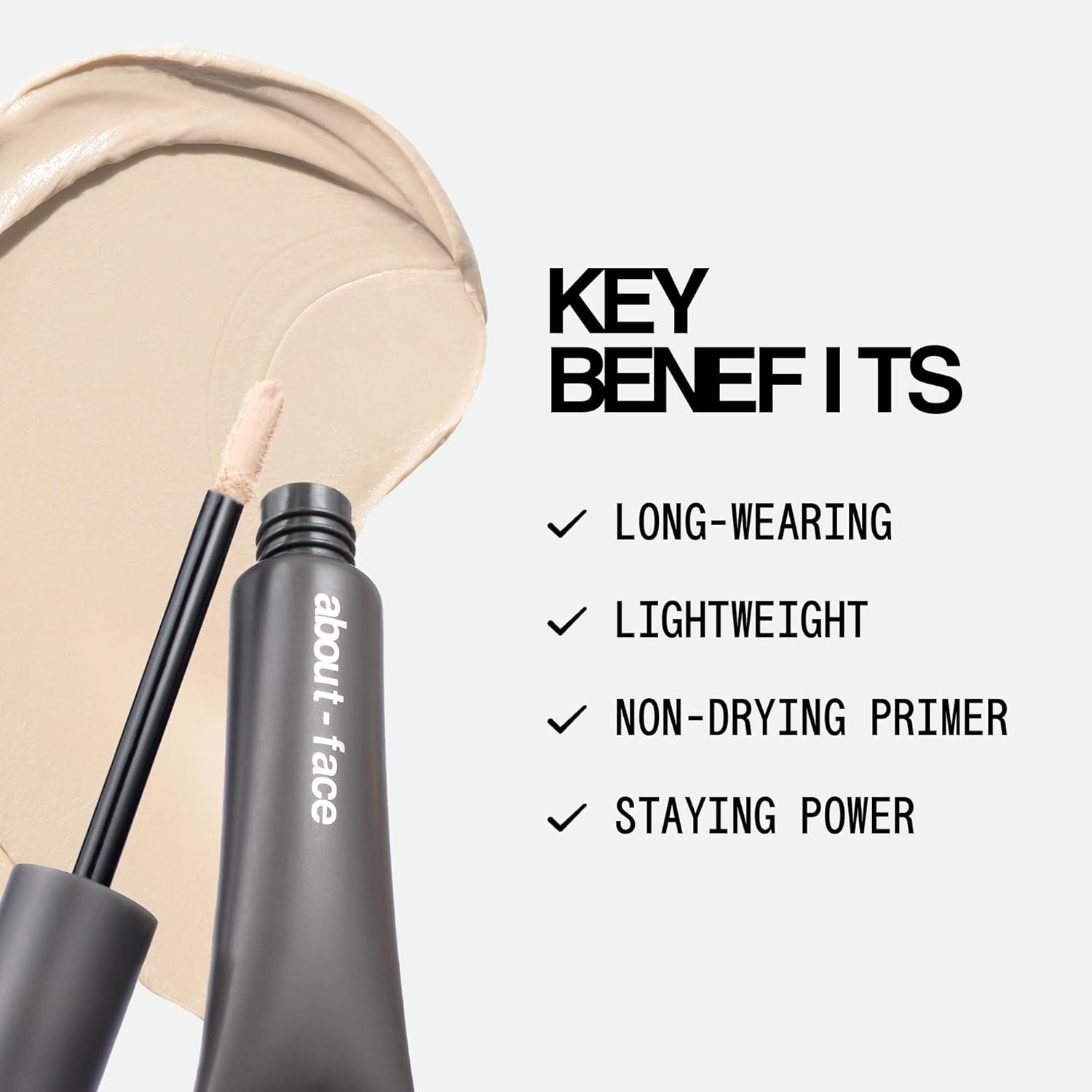 about-face Shadow Fix Eye Primer – Long-Wear, Crease-Proof, Lightweight Eyeshadow Base – Vegan, Cruelty-Free, Clean Beauty – 0.405 oz - Image 3