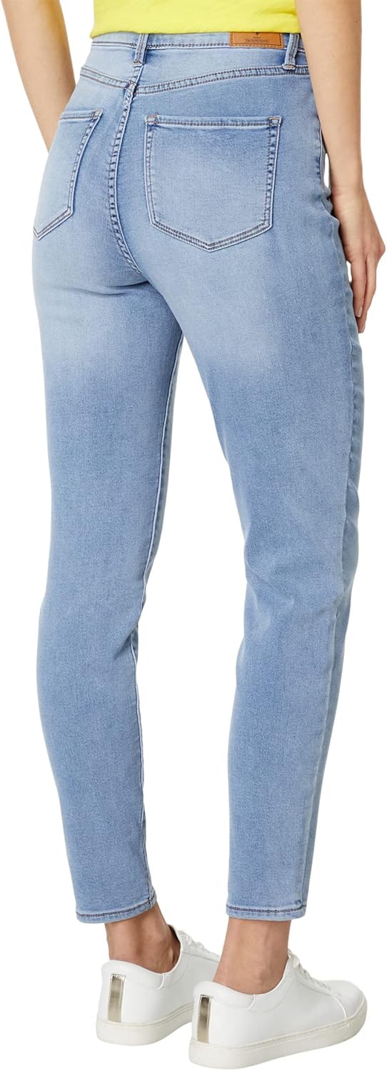 U.S. Polo Assn. USPA Ultra High-Rise Jeans in Light Wash Denim Light Wash Denim 7 29 - Image 2