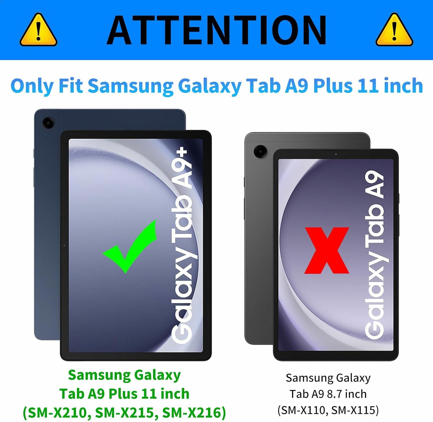 for Samsung Galaxy Tab A9 Plus Case 2023 Galaxy Tab A11 Plus Case 2025 11 inch with Adjustable Stand & Auto Wake/Sleep Feature Smart Protect Cover - Galaxy Cat
