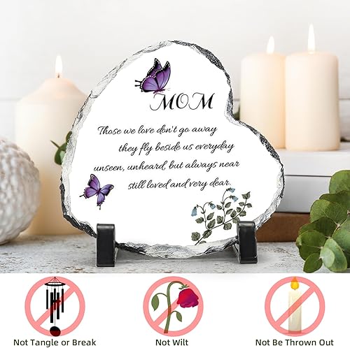 Miniatura 5 de Placas de condolencia, regalos para la pérdida de la madre duelodolorregalo conmemorativo, decoración funeraria, letrero decorativo de recuerdo de