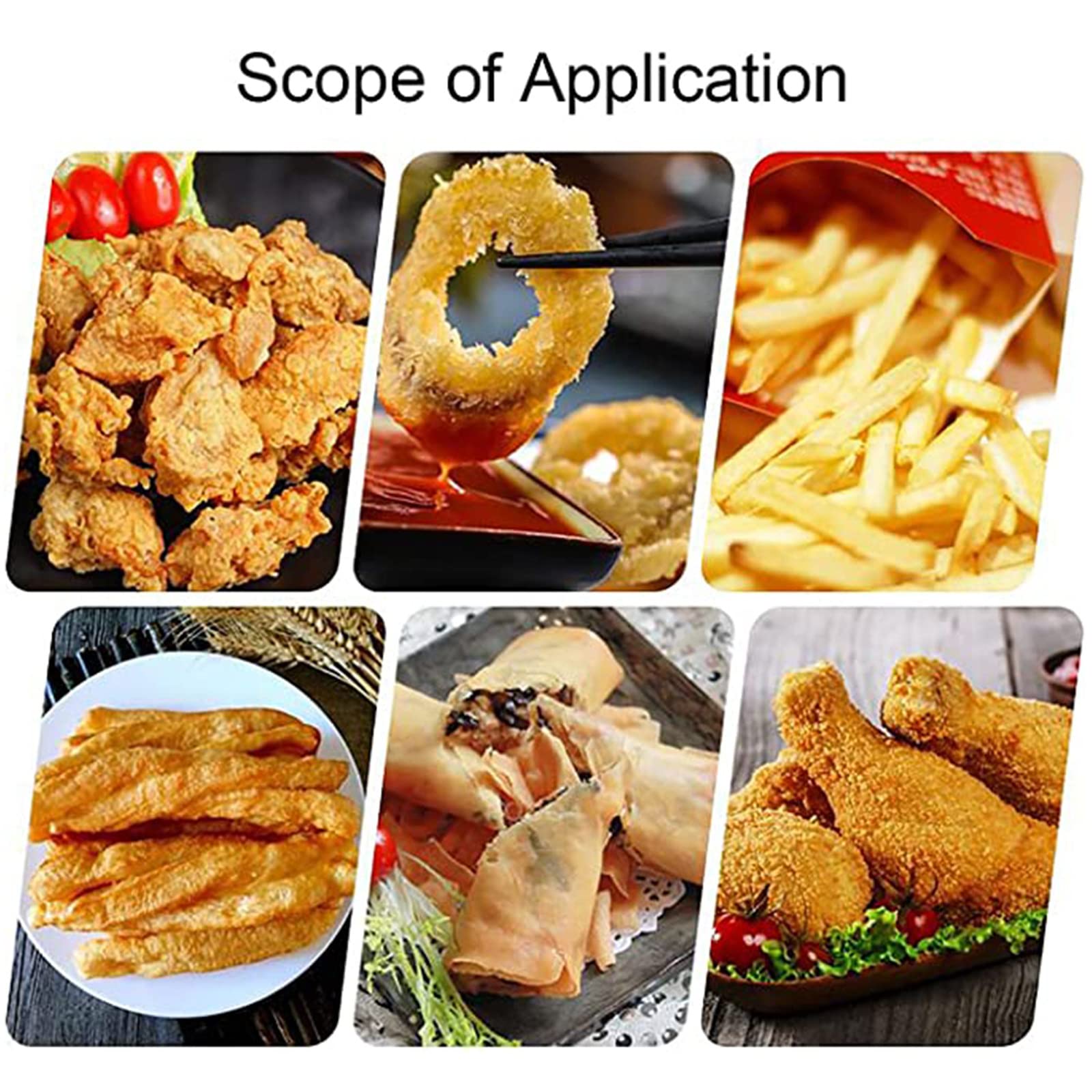 Freidora de gas comercial, máquina de freír de encimera de gas profesional de gran capacidad de 10 litros con cestas y tapas, para papas fritas, donas, pescado