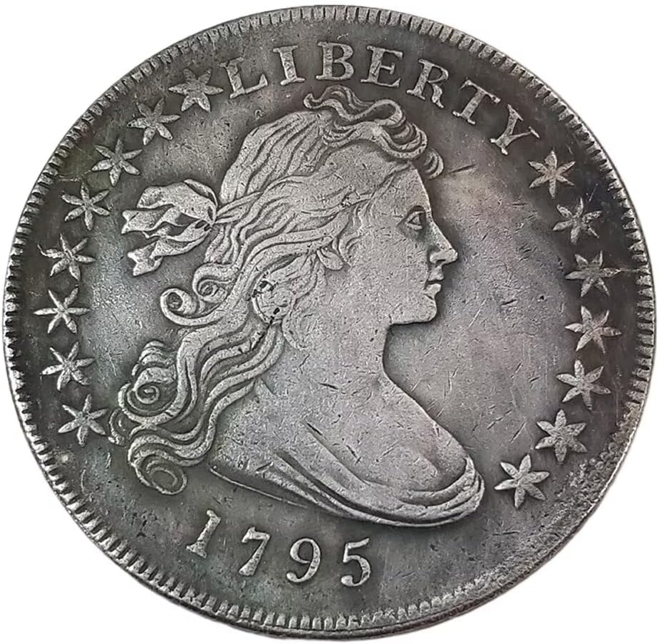 1795, 1796, 1797, 1798 Year Dollar Coin Liberty American Liberty Coin United States of America Coin Souvenir Replica for Collection Party Gifts (1795) Thumbnail