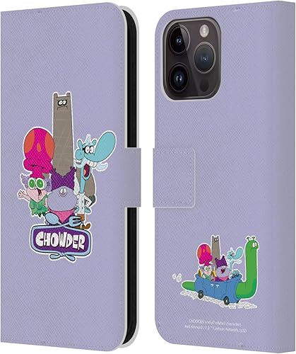 Miniatura 8 de Head Case Designs Funda de piel con licencia oficial de Chowder diseño de la serie animada compatible con Apple iPhone 15 Pro Max