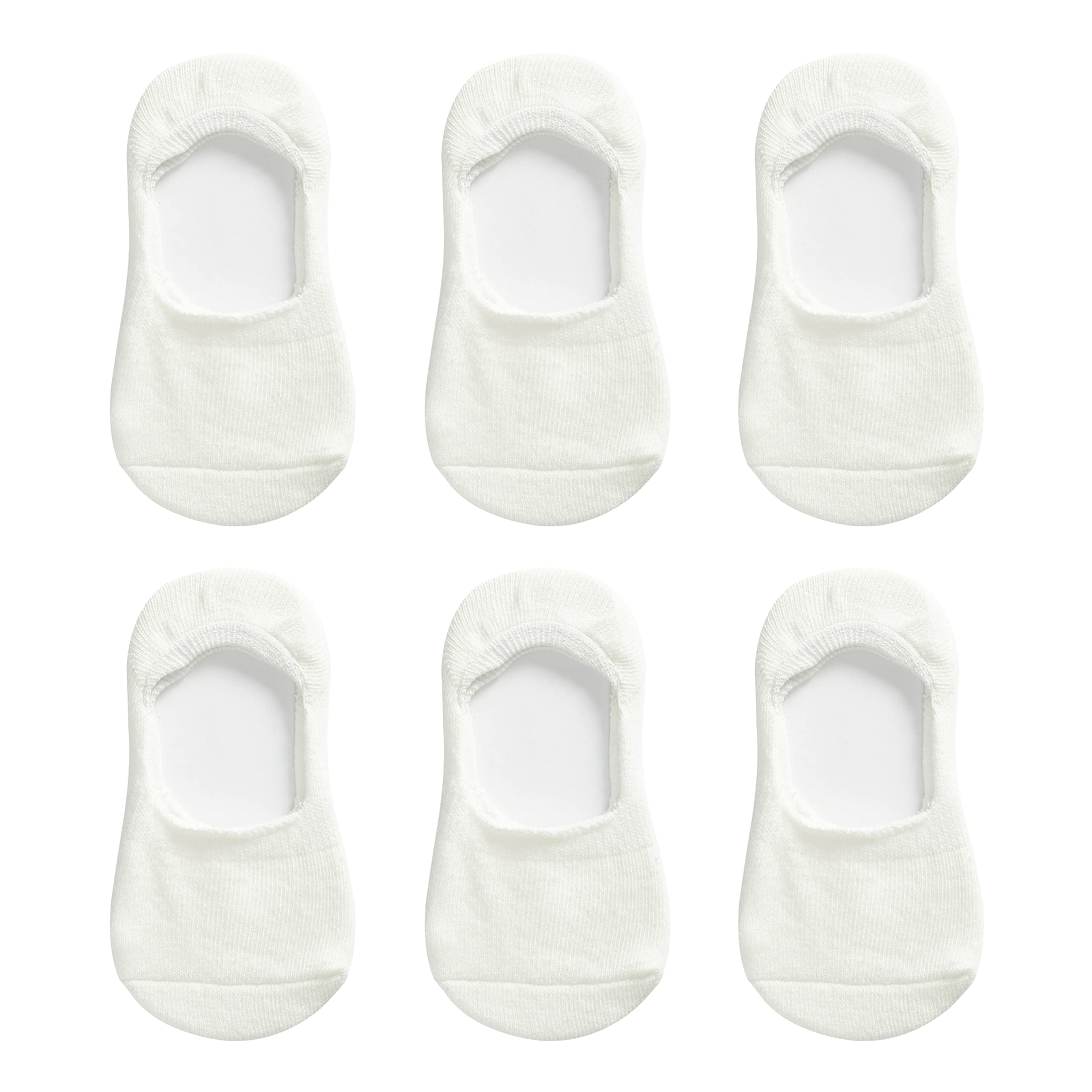 VWUToddler Socks No Show Kids Baby Thin Cotton Socks Anti Slip Color Assorted 1-8T