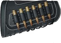 Vista 1 de Fundas de Rifle de Cuero de Vaca con Portacartuchos para Culata de Rifles 30-06,.308,.223, 45-70 .410