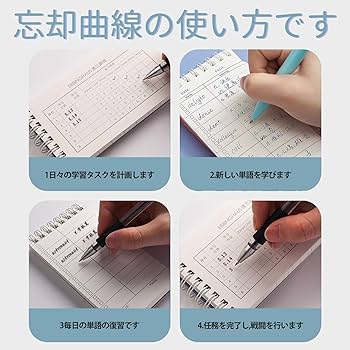Amazon.co.jp: ZNUJS(さちえ) 単語帳 暗記カード (4個セット