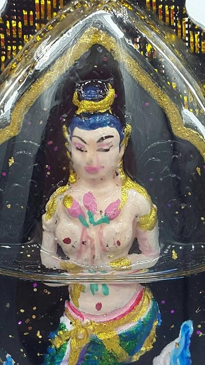 Authentic Top edition Thai Amulets Occult sorcery Nang Pla Mahalarp Black Pattamung Powder in hypnotizing oil by Phra Aj. Aumnaj. Bring super lucky and grating all wishes