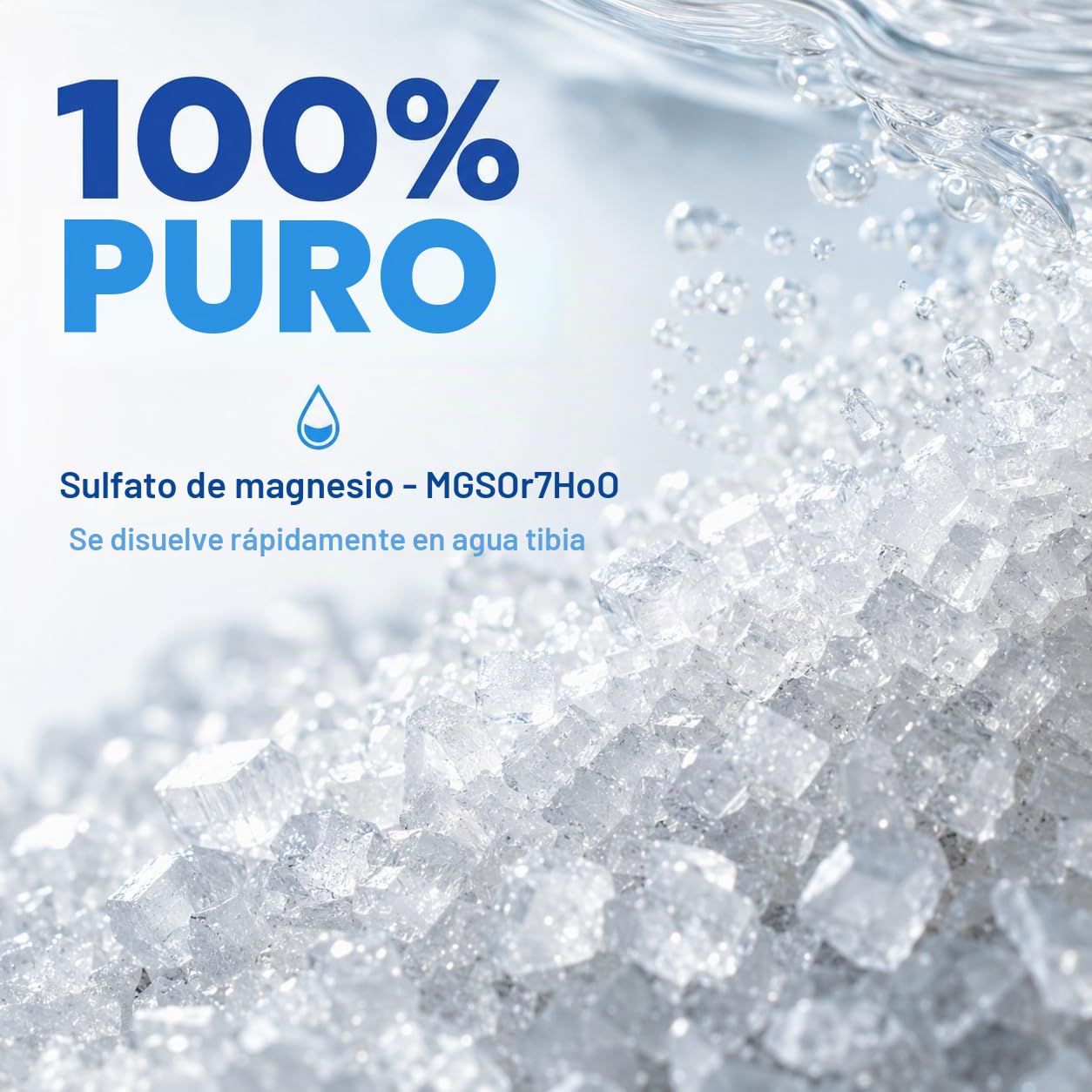 GiDeli Epsom Sales de Baño Sales de Epsom Sales de Magnesio Puro, Calidad Farmacéutica (25 kg)
