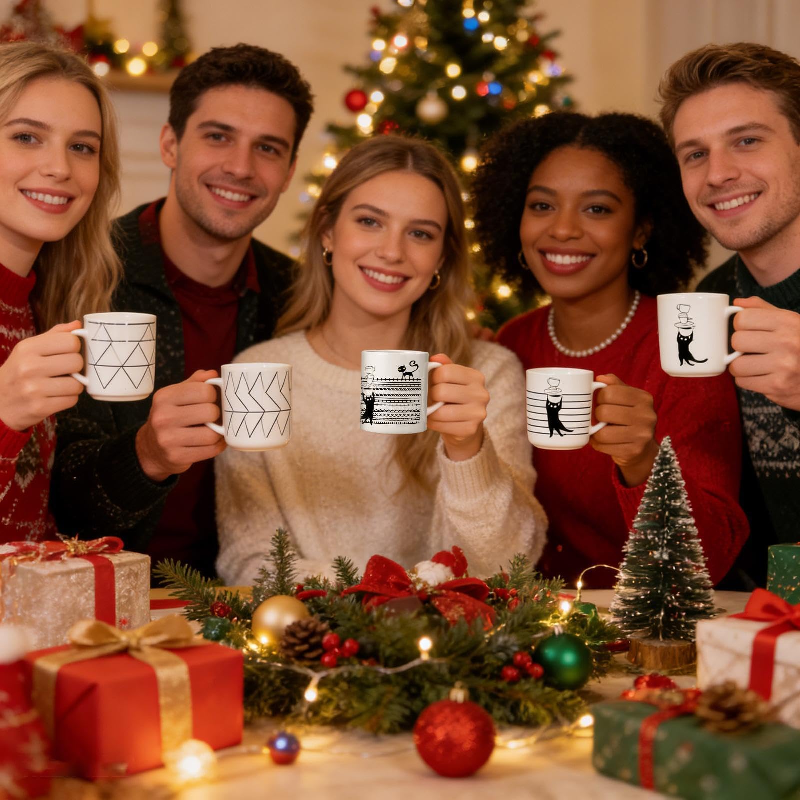 Pocillos de café sarcásticos 350ml taza de cerámica con mensaje secreto | Mug para bebidas para bebidas calientes y frías, oficina en casa, reuniones familiares, , compañeros, mujeres y hombres