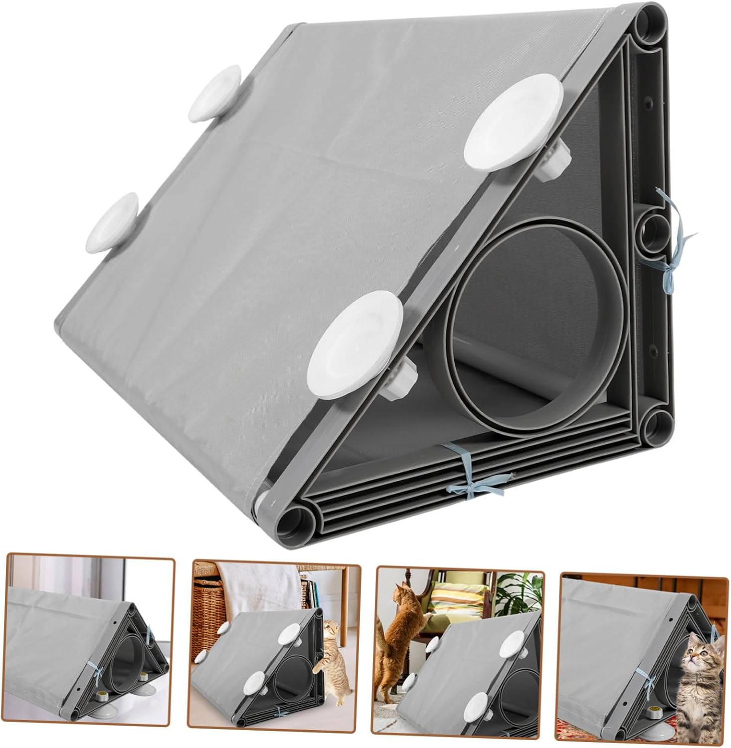 VICASKY Interactive Cat Tunnel Bed Cat Tube for Play and Exercise Spacious Design and Lightweight Pet Toy for Fun and Bonding