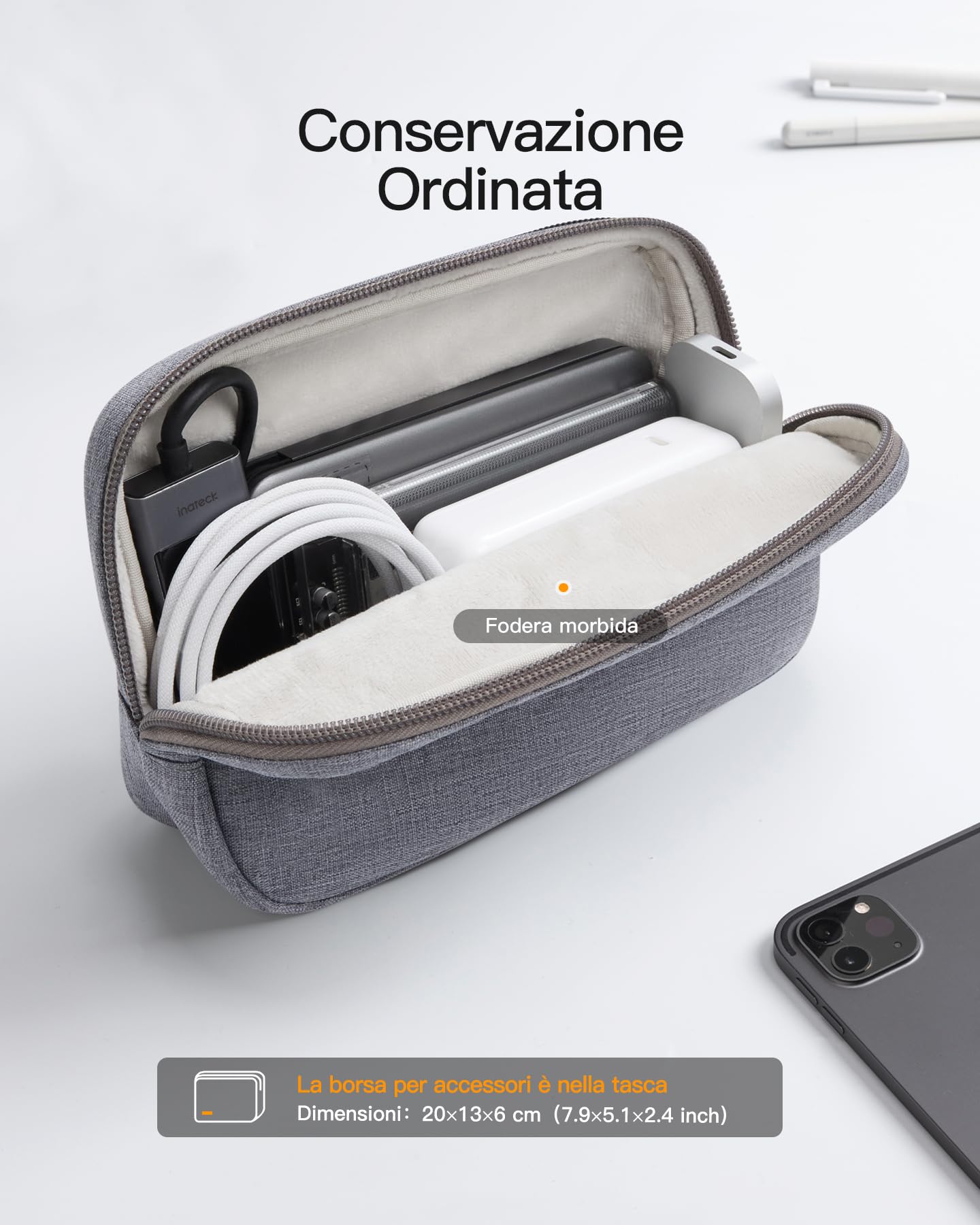 Inateck Custodia per Laptop con Protezione a 360°, Compatibile con 14 Pollici MacBook Pro M5/M4/M3/M2/M1 Pro/Max A3434 A3401 A3185 A3112 A2992 A2918 A2779 A2442 2026-2021