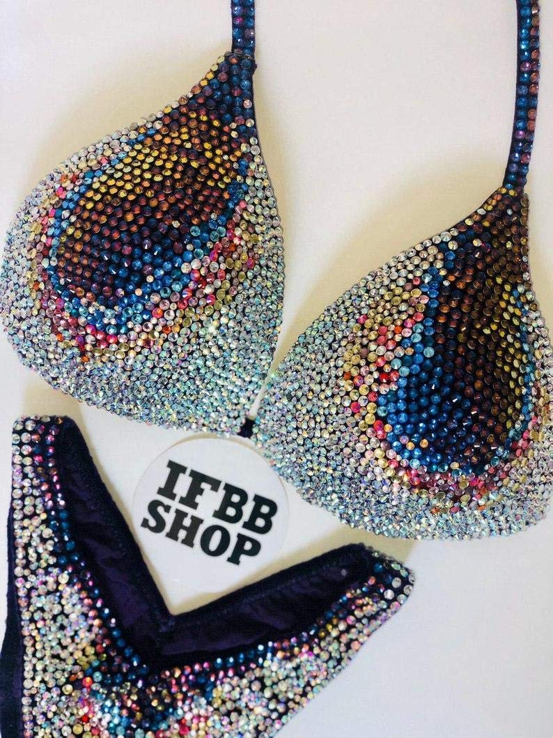 Buy IFBB Bikini Suit/Figure Bikini/Push up bikini/Bodybuilding/Fitness