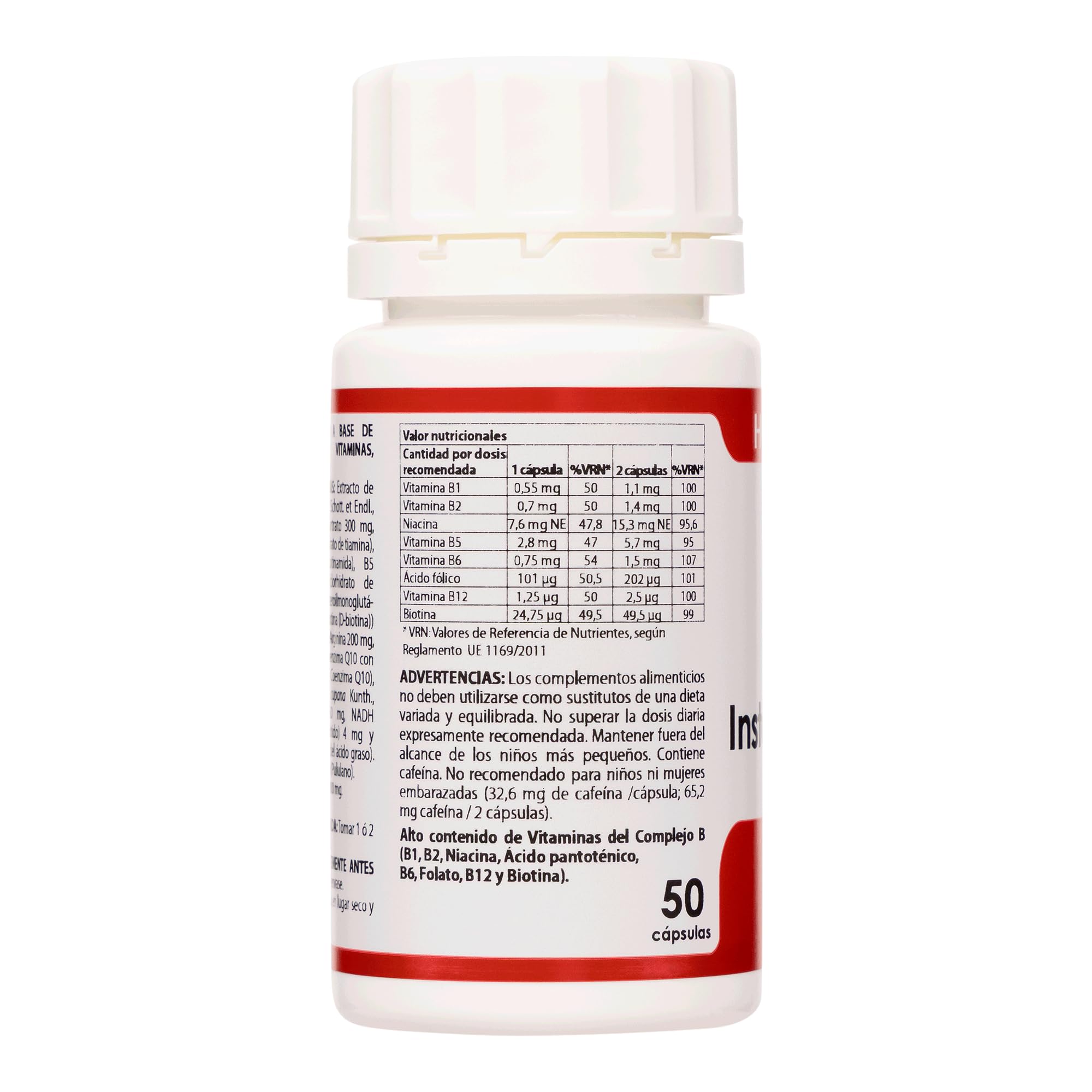 Holomega Instant-Energy de Equisalud, 50 cápsulas
