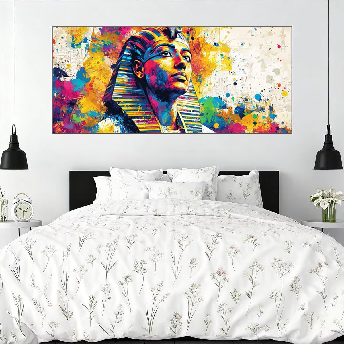 Paint by Numbers Astratto, Dipingere con i Numeri Adulti Colorato, Fai Da Te Quadri da Dipingere Numerati, Pittura Acrilica Kit per Principianti, Hobby Creativi Adulti, Decorazioni Casa 160x70cm E-23