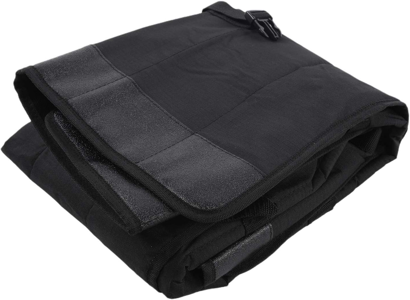 Keenso Fishing Rod Bag, 1. Fishing Pole Storage Bag Foldable Rod Carry Case Portable Fishing Rod Organizer (Black) Fishing rods and Accessories