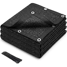 40% Garden Shade Cloth for Plants 10x20FT UV-Resistant Greenhouse Shade Cloth, Heavy Duty Mesh Tarp with Grommets for Patio, Backyard, Gazebo, Deck and Plant Heat Protection