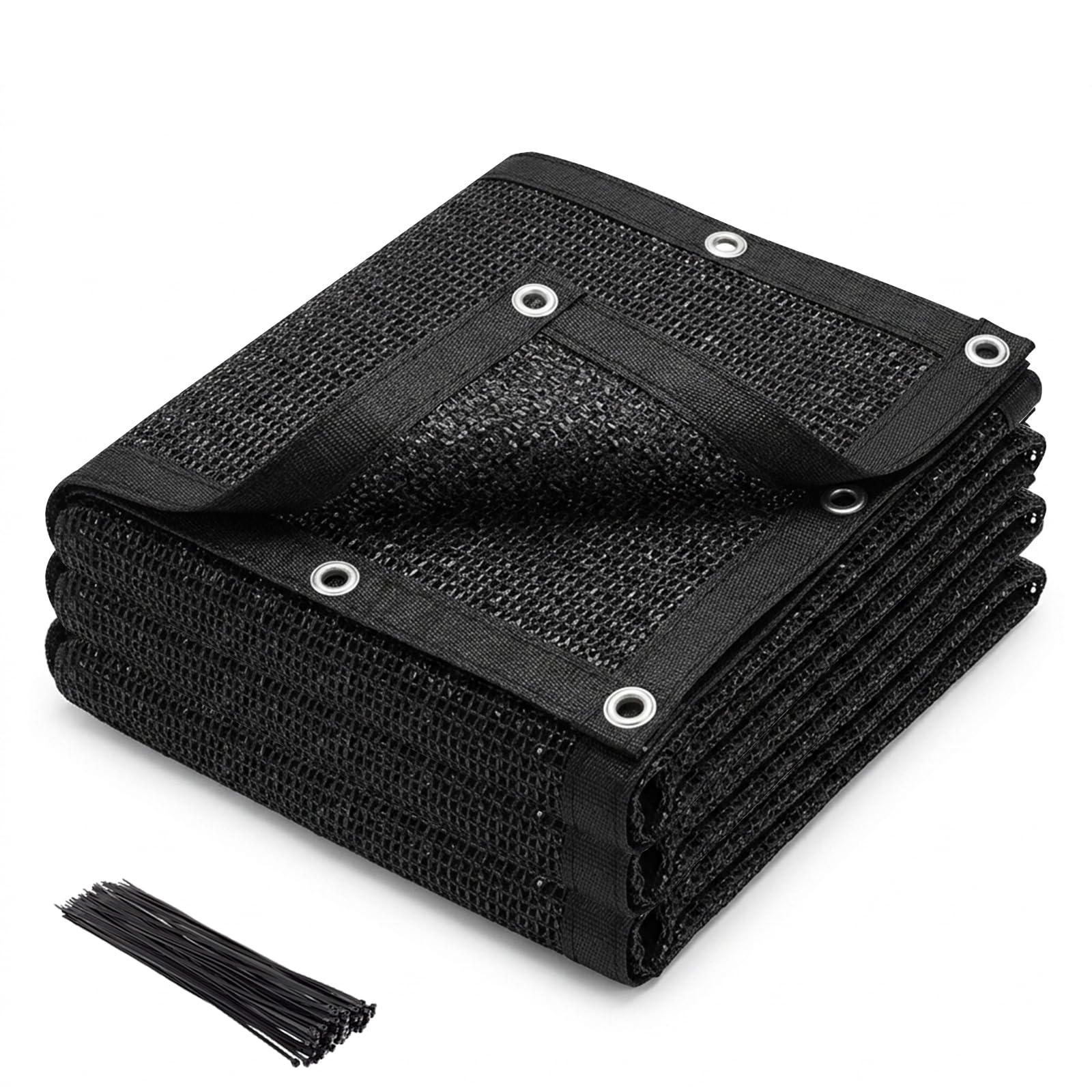 Photo 1 of 40% Garden Shade Cloth for Plants – 6.5x10FT UV-Resistant Greenhouse Shade Cloth, Heavy Duty Mesh Tarp with Grommets for Patio, Backyard, Gazebo, Deck and Plant Heat Protection