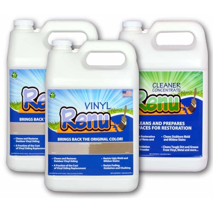 Buy Vinyl Renu 3 Gallon DIY Siding Color Restoration KitRestores
