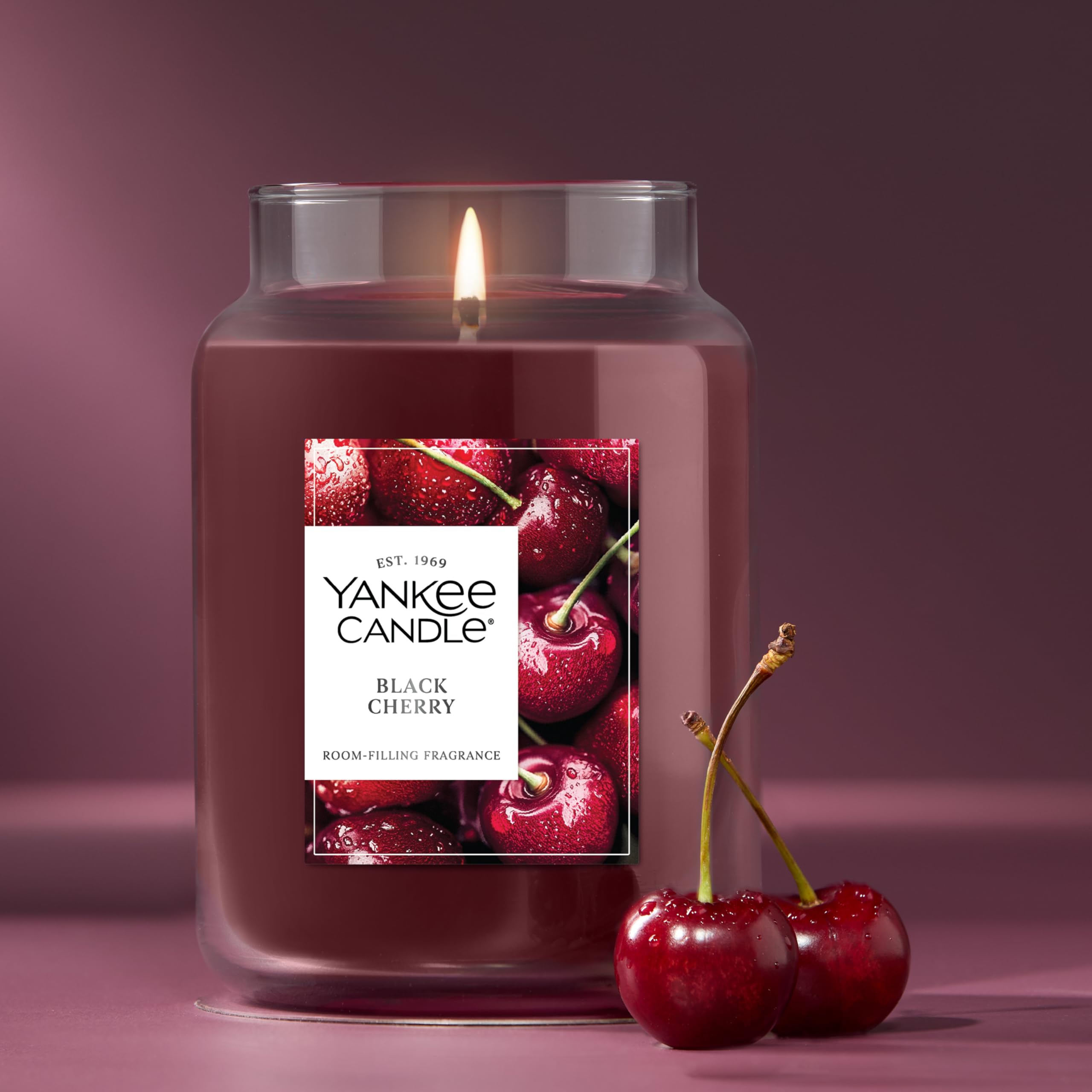 Yankee Candle® Black Cherry Großes Glas 623g