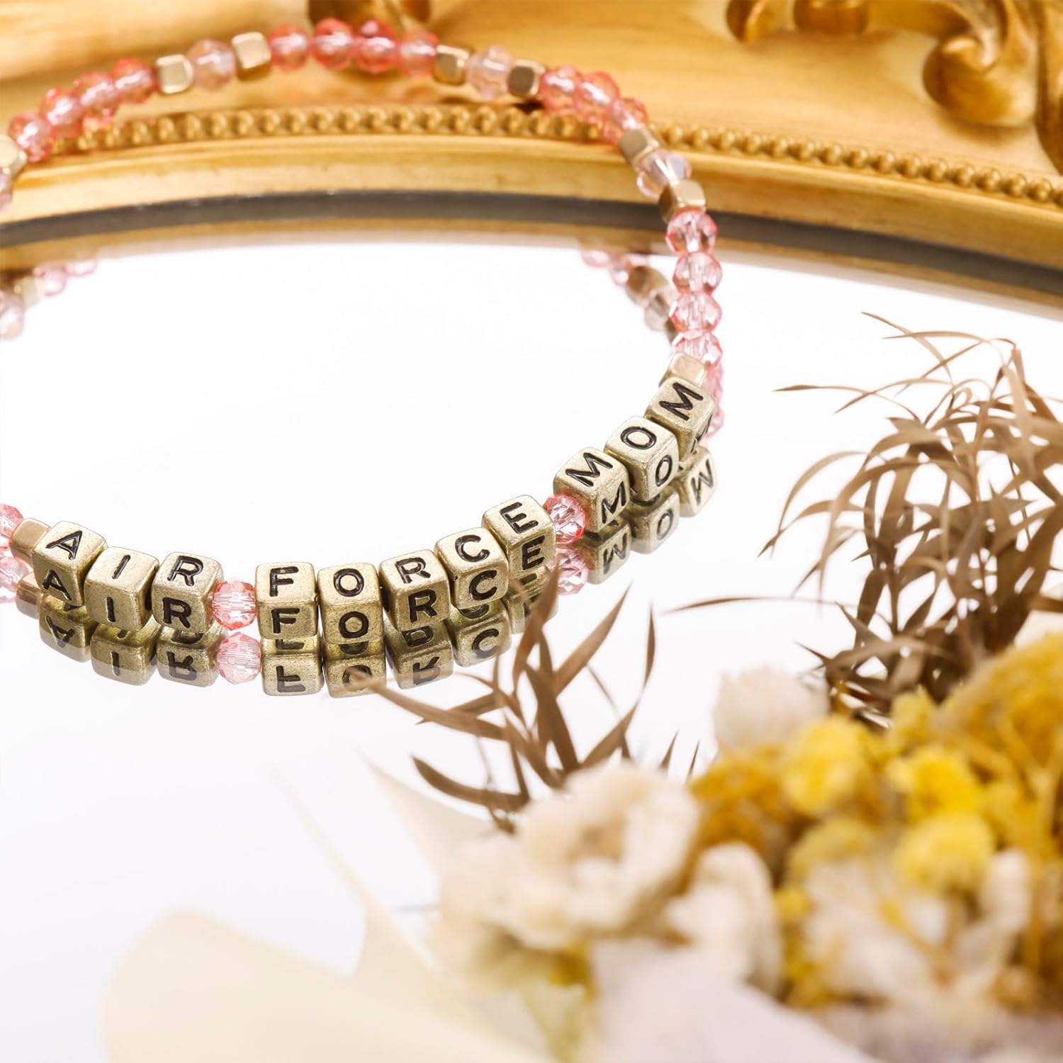 Kivosliviz Military Mom Bracelet Gifts for Women Air Force Jewelry Air Force Mom Gift - Image 4