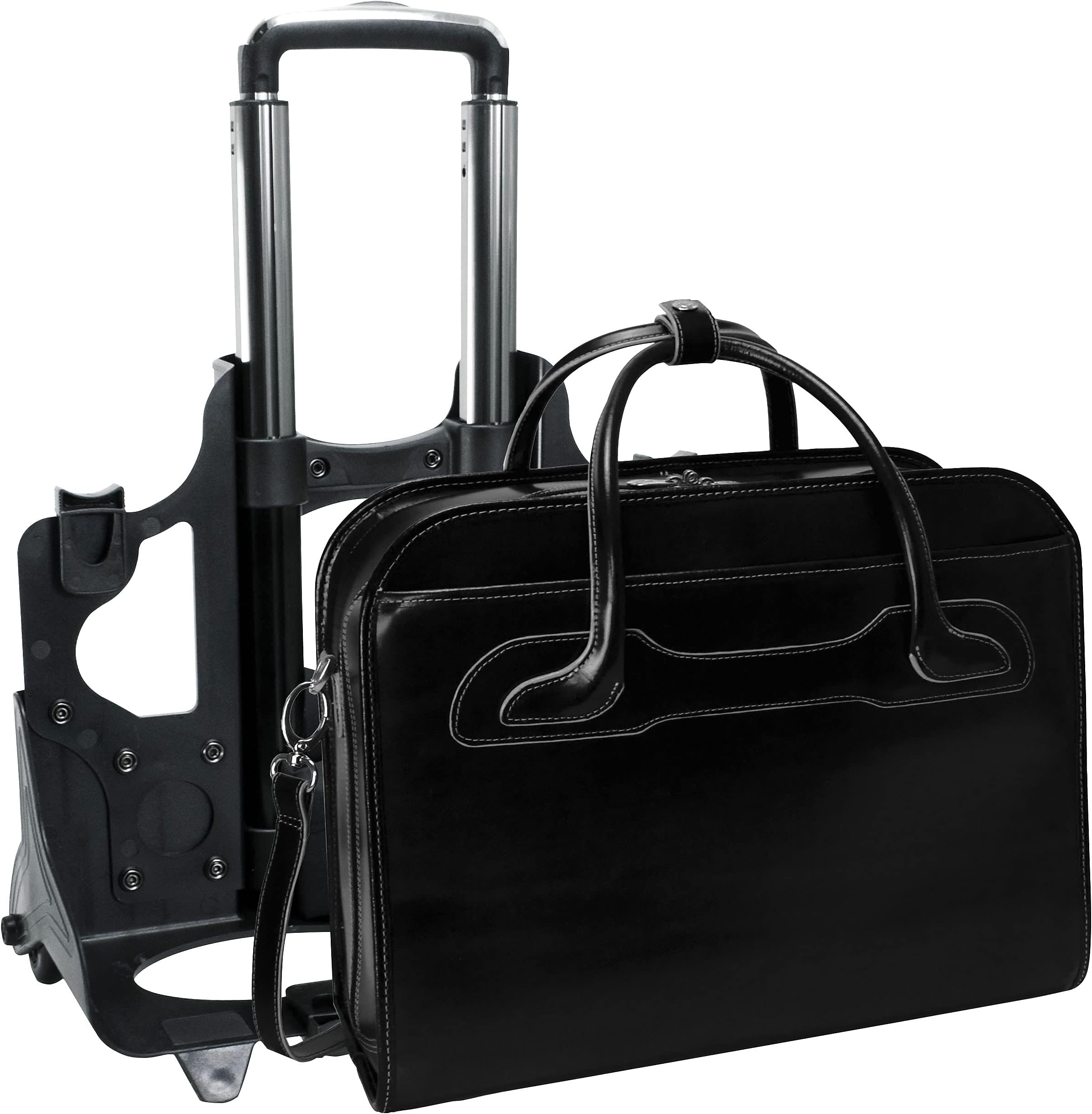McKlein W Series Laptop Roller, Black Leather (94985)