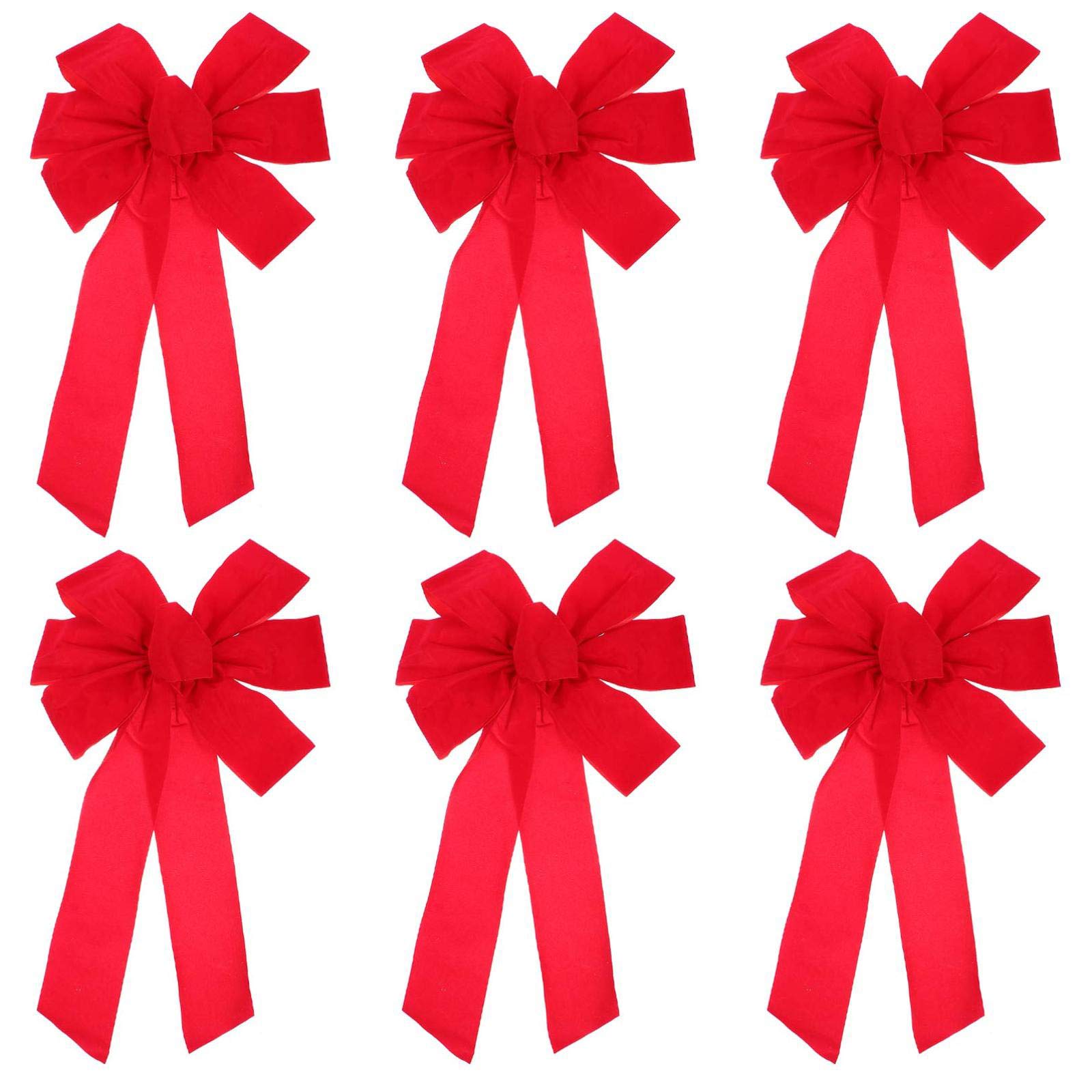 50 Stks Kerst Strik met Bellen, Mini Lint Strikken Ornament Rode en Groene Geschenkdozen Decor voor Kerstboom Bruiloft Hangende Decoratie