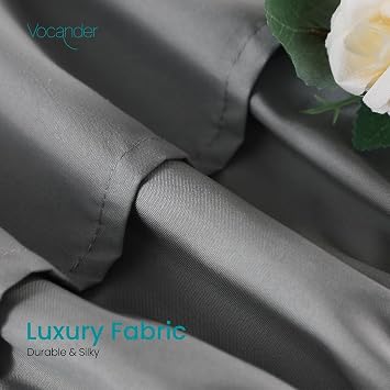 King Valance Sheet 152 x 200 cm, Pleated Elastic Wrap Bed Skirt, Dark Gray