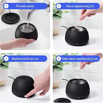Zima Dental Pod PRO: New Ultrasonic Retainer Cleaner Machine. Market-Leading, Best Aligner Cleaner, Nightguard Cleaner, Mouthguard Cleaner, Denture Cleaner, Ultrasonic Cleaner for Oral Dental Care