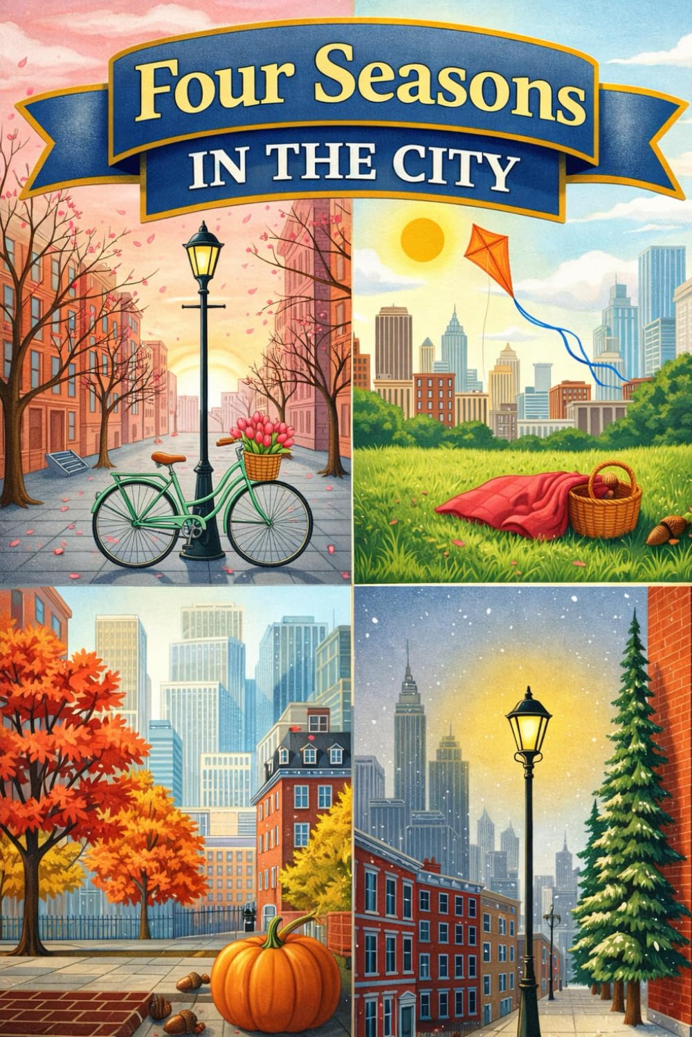 Four Seasons in the City: A Children's Guide to Urban Wonders Through Spring, Summer, Fall & Winter