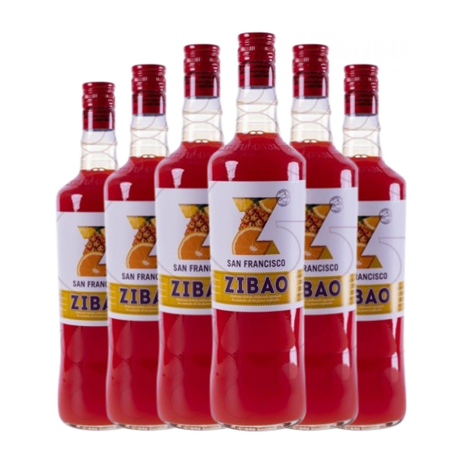 Schnapp Antonio Nadal San Francisco Zibao sin Alcohol Botella Misil 1 L (Caja de 6 Botella Misil de 1 L)