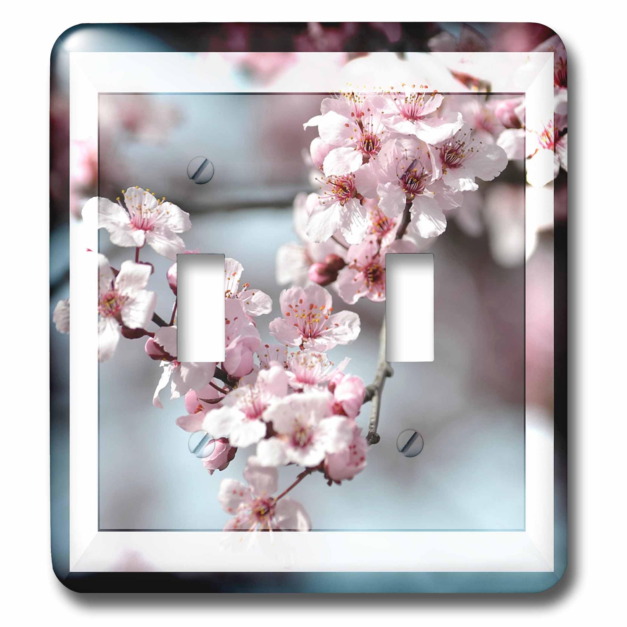 Fleurs de cerisier sur un interrupteur à bascule pour embellir votre salon