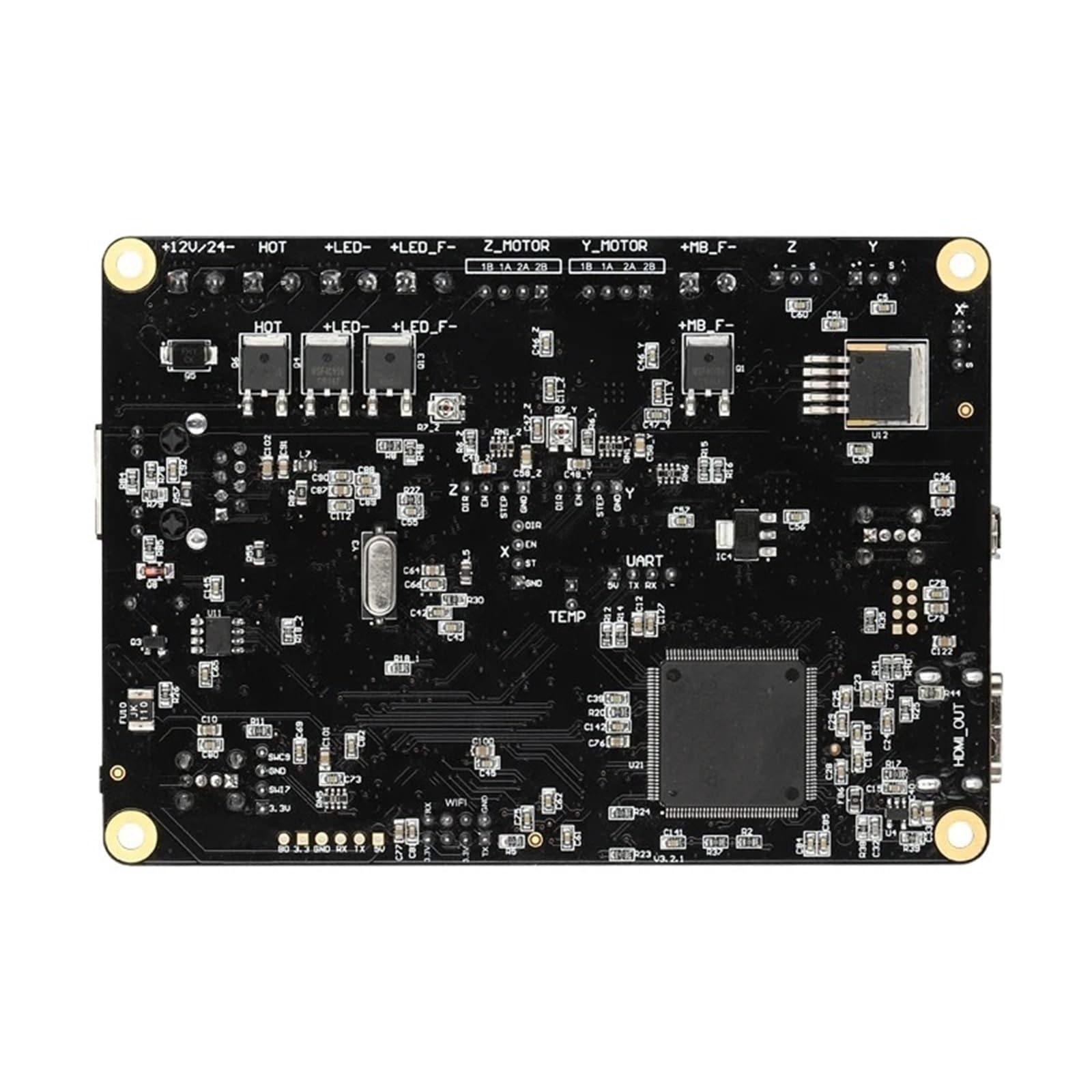 Kompatibel mit ChiTu L HDMI H1 32Bit Mainboard-Controller for 4K LCD Resin 3D-Drucker(3.5 inch,13.3 4k firmware)