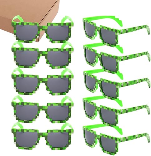 kilofly - Gafas de sol de 8 bits de protección UV para Gamer (10 unidades)