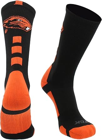 NCAA Baseline Crew USA Made - Official Collegiate Athletic Performance Socks