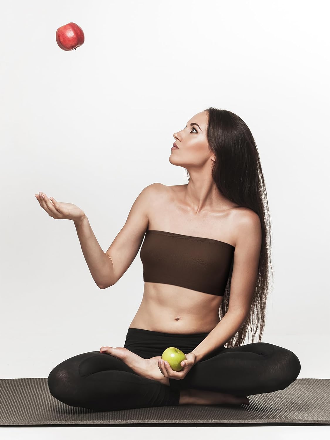 HESTYA Women's Strapless Bralette Bra Seamless Bandeau Soft Stretchy Non-Padded Bandeau Tube Top Sport Bra, 3 Pieces - Image 6