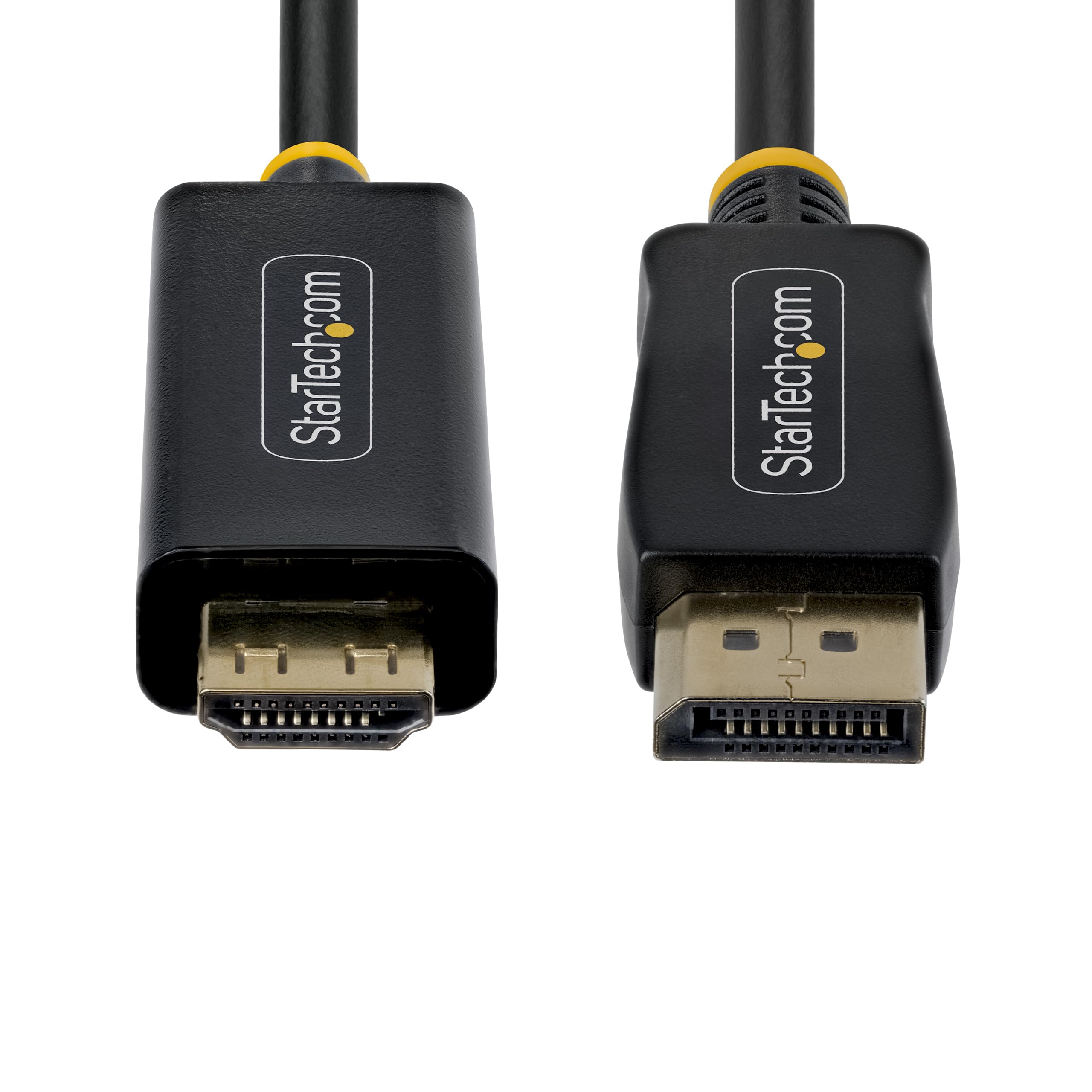 StarTech Cavo DisplayPort a HDMI 2m, 4K 60Hz, HDR, Presa Rinforzata HDMI | Compatibile con Lenovo, Dell e HP, Immagini in Alta Definizione