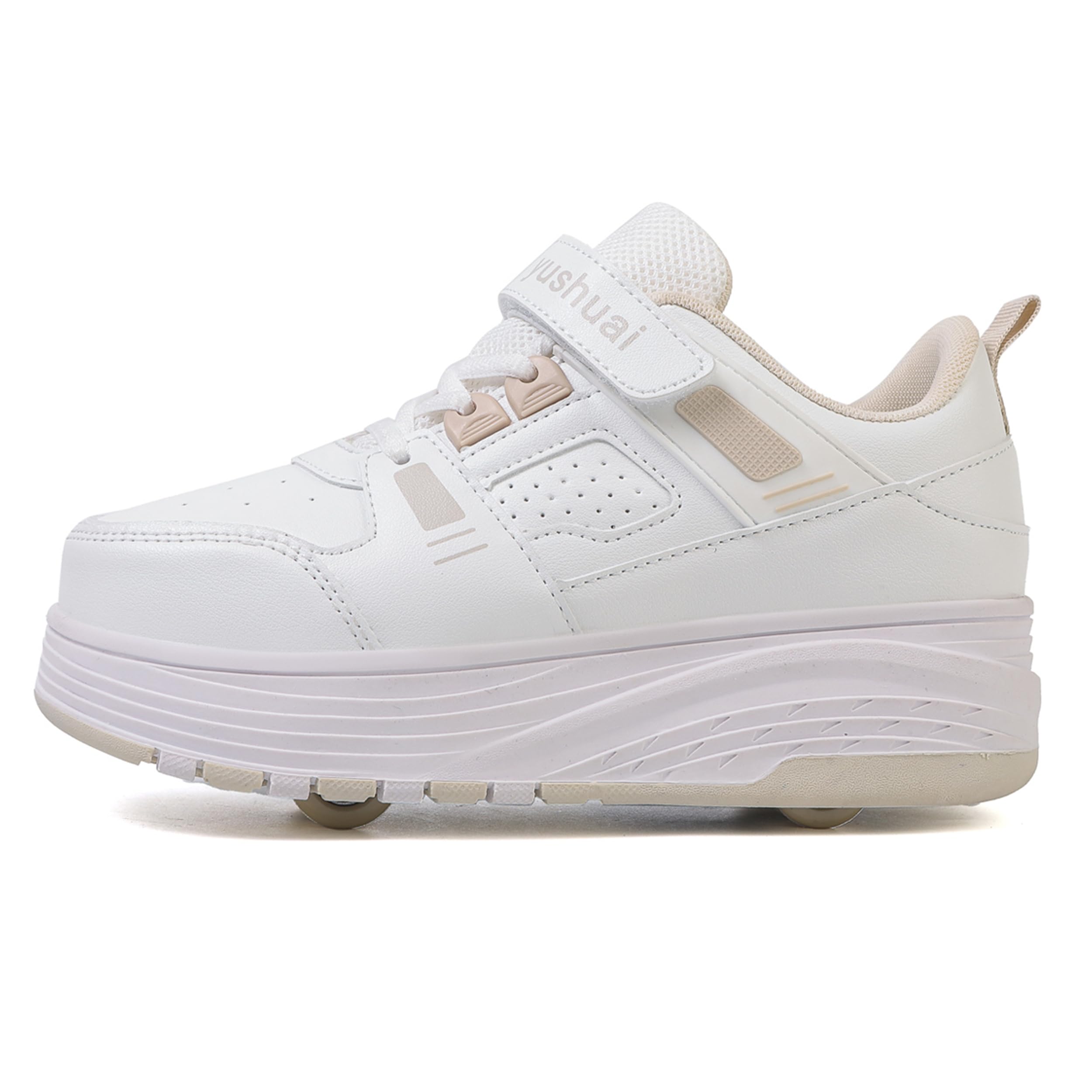 Scarpe da Skateboard a Due Ruote per Ragazze e Ragazzi, Scarpe da Ginnastica con Ruote Retrattili, Scarpe Pattini per Bambini, Perfette per Feste, Compleanni, Pasqua, Natale - 3