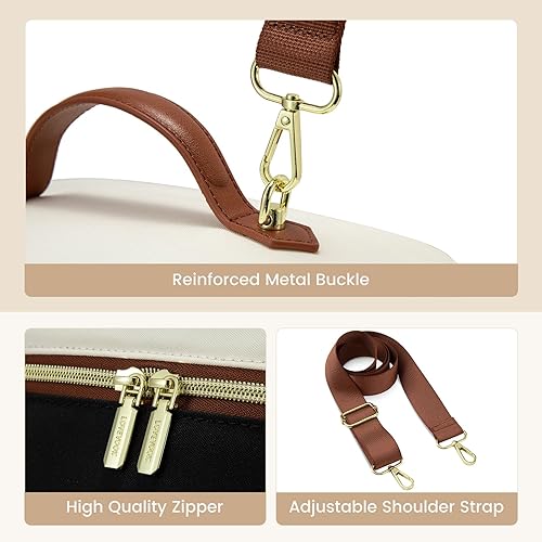 Miniatura 9 de LOVEVOOK Lonchera aislada para mujeres, lonchera para adultos, a prueba de fugas, para oficina, picnic, senderismo, playa, bolsa de almuerzo con