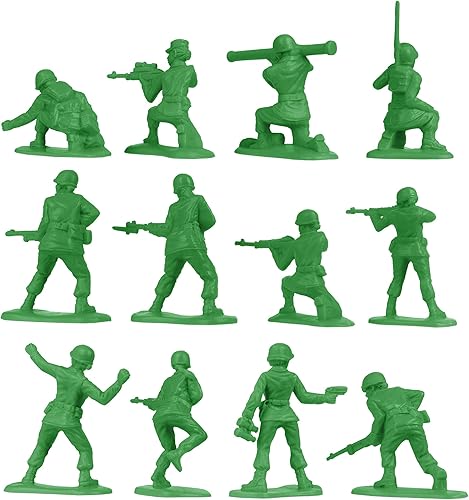 Miniatura 6 de BMC - Figuras de plástico para mujer, 36 piezas, color verde, fabricadas en Estados Unidos