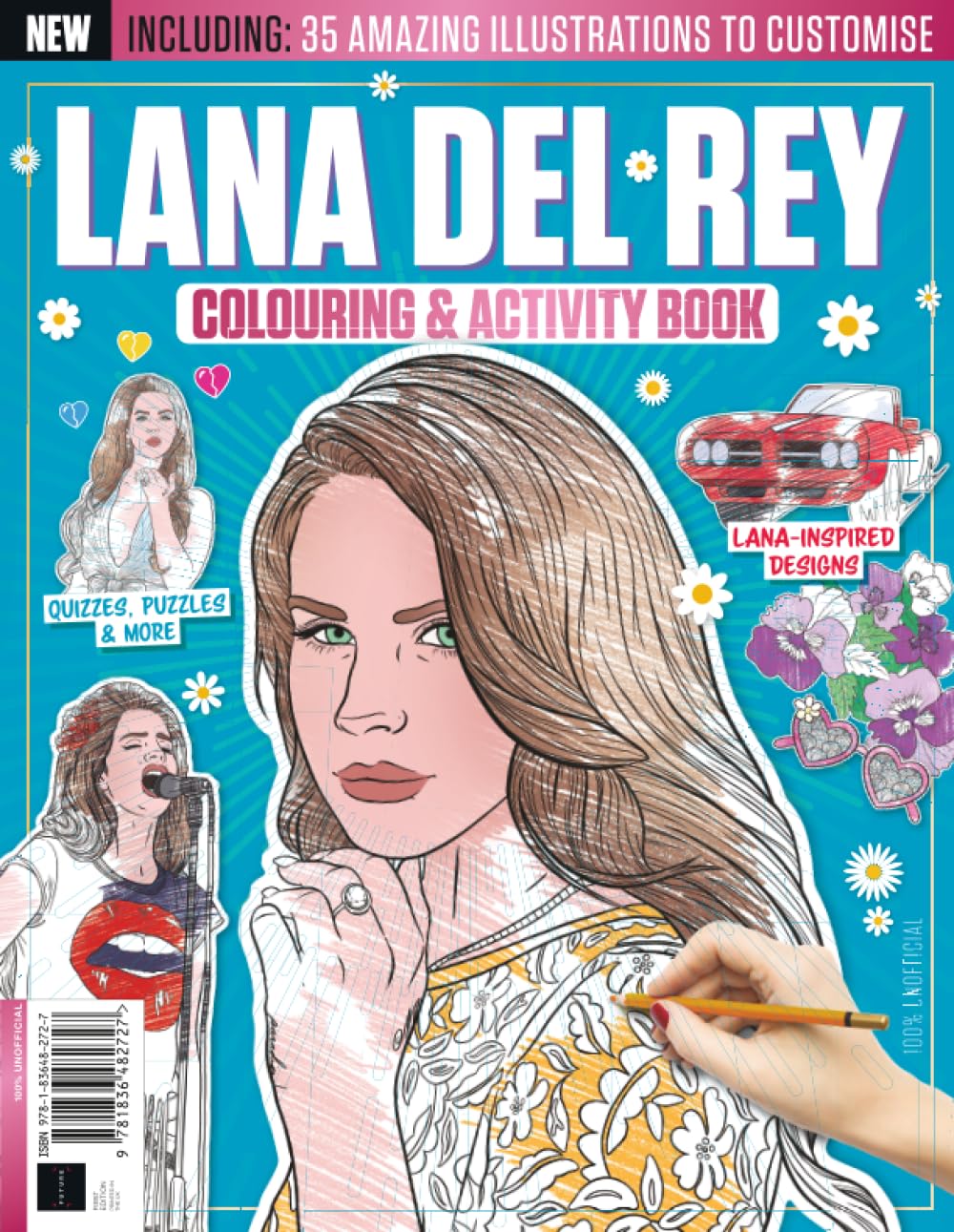 Lana Del Rey Coloring & Activity Book: Coloring Pages and Fun Activities for Lana Del Rey Fans