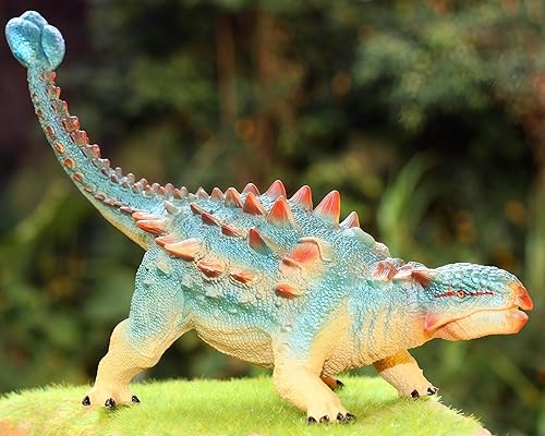 Miniatura 3 de Gemini&Genius Ankylosaurus - Juguete de dinosaurio para niños de 3, 4, 5, 6 y 7 años, escultura realista y textura, dinosaurios, gran regalo de