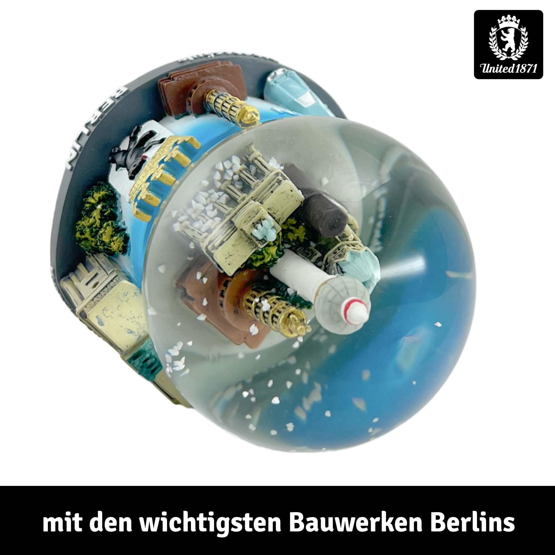 Sfera di neve di Berlino, souvenirs, Snowglobe, Souvenir Germania, souvenir in Germania in confezione regalo, 86102