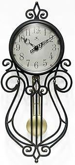Wrought Iron Pendulum Wall Clocks product image