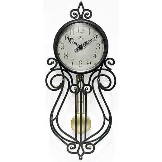 Infinity Instruments 20 inch x 9 Inch Classic Traditional Vintage Rustic Farmhouse Pendulum Non